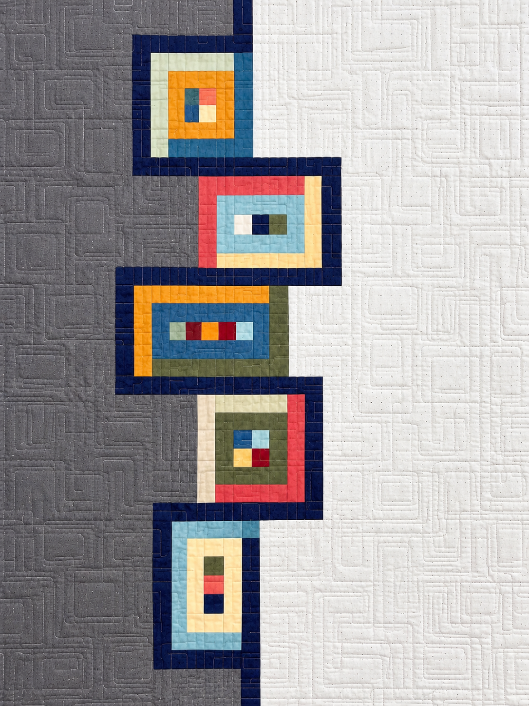 Stacked Cabins Quilt
