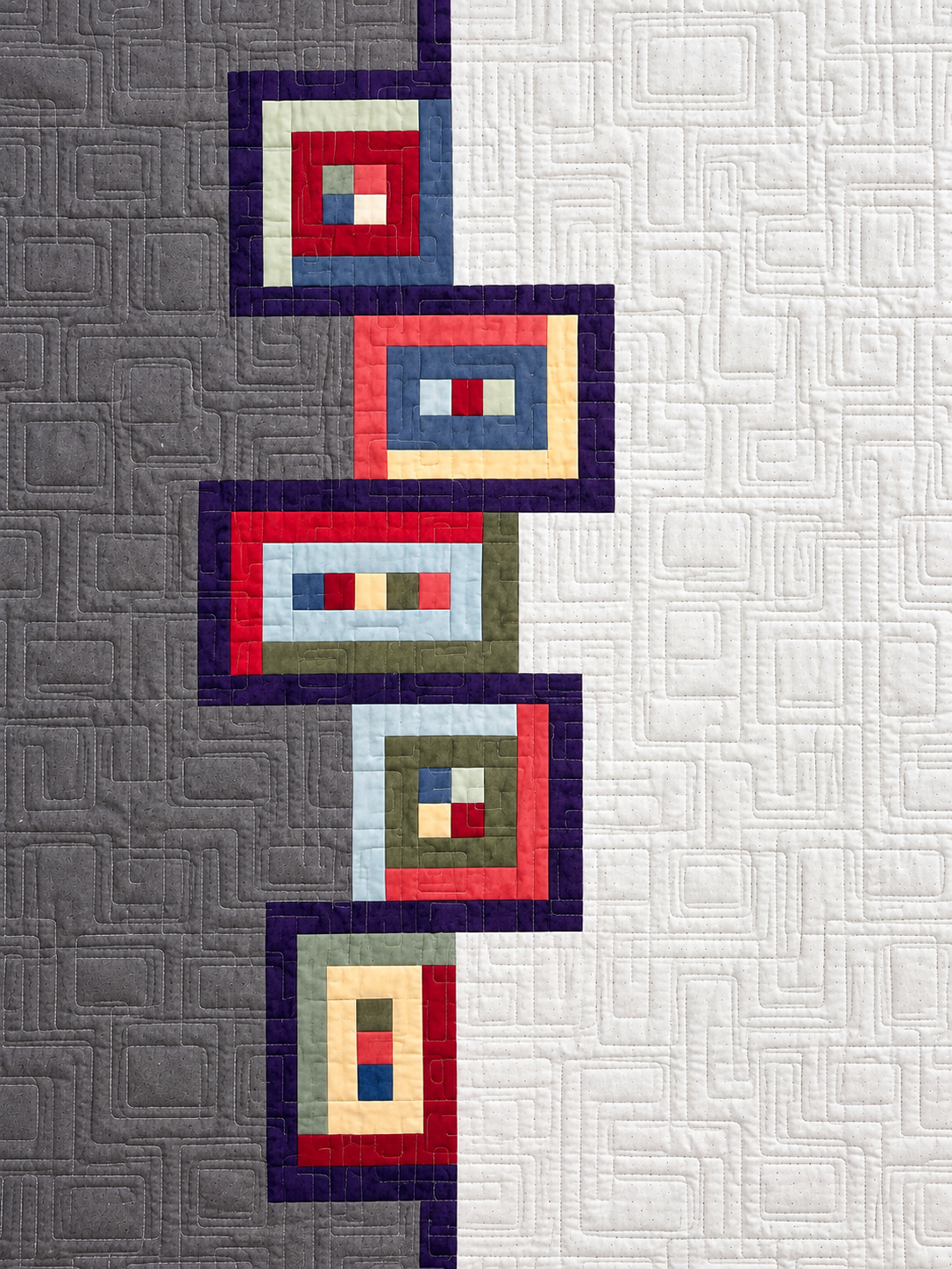 Stacked Cabins Quilt