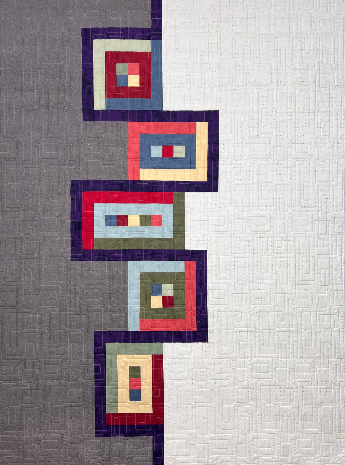Stacked Cabins Quilt